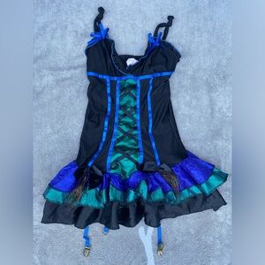 Womens Peacock Dress costume